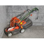 Flymo electric garden lawnmower plus Black & Decker strimmer