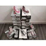 11 x brand new Zipz California kids trainers sizes 2-2.5, with 7 same size replacement covers also