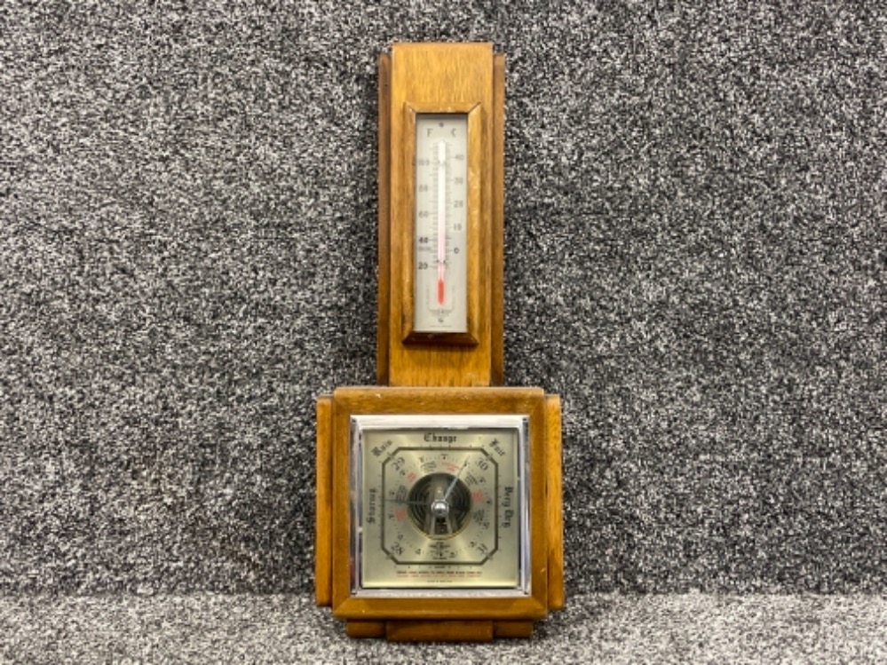 Barometer, Brass kettle on stand and brass water jug