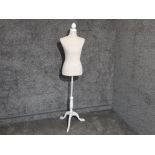 Modern dress makers dummy on pedestal stand
