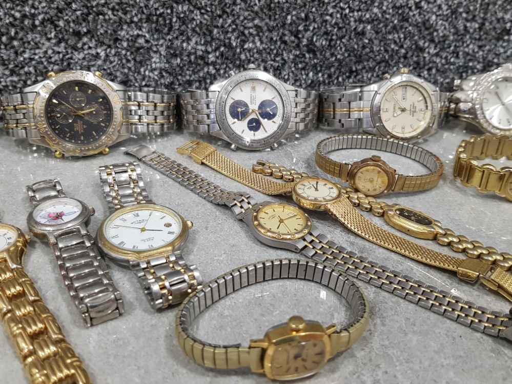 Bag of 20 assorted watches includes ladies and gents - Image 3 of 3