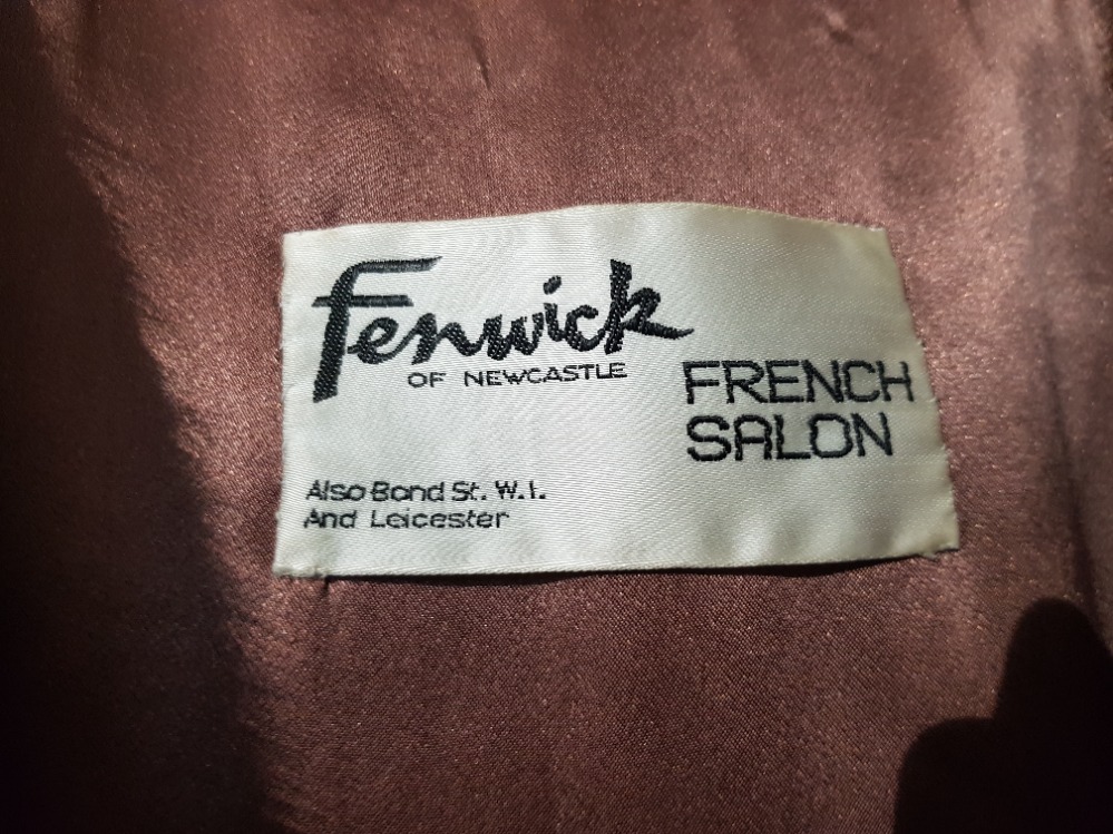 A ladies pale brown mink fur 3/4 length jacket by Fenwick French Salon size 12 approx. - Image 3 of 3