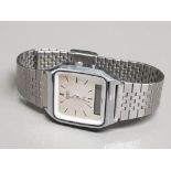 A gents Casio stainless steel wristwatch no 518059