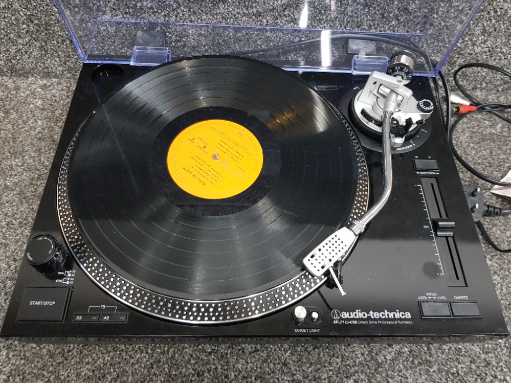 An Audio Technica direct drive professional turntable AT-LP120-USB. - Image 2 of 3