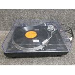 An Audio Technica direct drive professional turntable AT-LP120-USB.