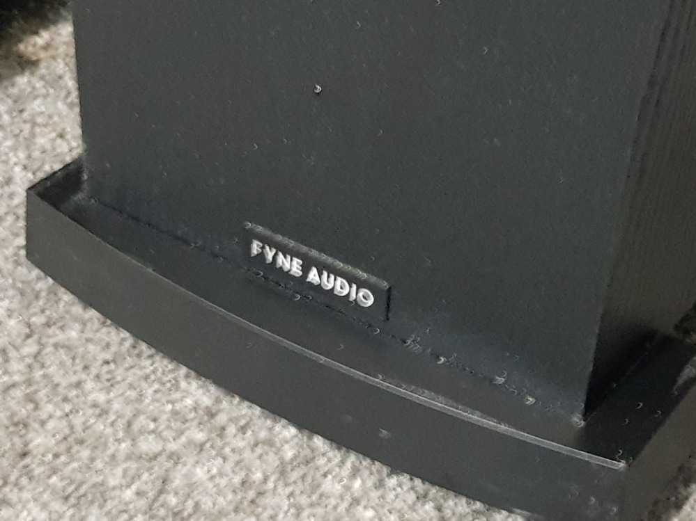 A pair of Fyne Audio floor speakers in ebonised ash cases. - Image 2 of 3
