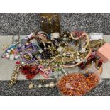 Lot of costume jewellery