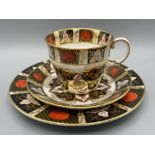 Royal Crown Derby Abbeydale Imari patterned trio