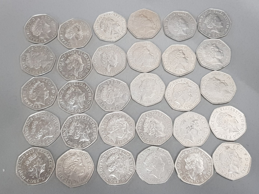 30 different 50p coins including olympics, sherlock Holmes, paddington bear, beatrix potter etc - Bild 3 aus 3