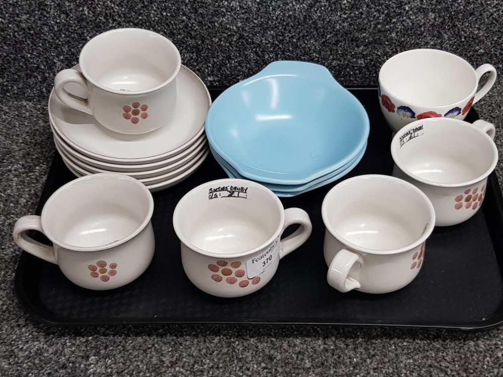 A Quantity of denby ware in the Gypsy pattern