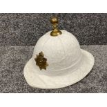 Antique 1900 Royal Marine hat in tin case