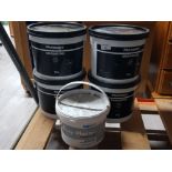 Four 5Kg tubs of Murabond & one 2.5 litre tub of easy plaster