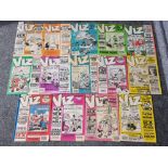 Fourteen vintage Viz magazines.