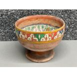 Circa 15th century Spanish Moresque pottery bowl.