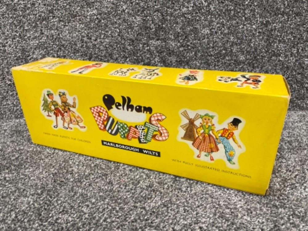 Vintage Pelham puppets Marionette witch in original box