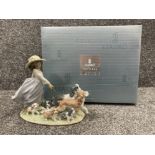 Lladro Privilege 6784 “Puppy parade” in fair condition and original box