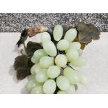 Jade and soapstone in the form of bunch of grapes