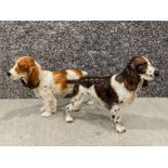 Royal Doulton ceramic Spaniel dogs