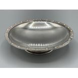 Sterling silver small tray with patterned edge. (4oz) (Not apart of the estate)