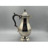 Sterling silver coffee pot with black handle (22oz) (Not apart of the estate)