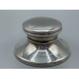 Sterling silver inkwell, hallmarked Birmingham 1989 (Not apart of the estate)