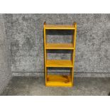 Freestanding pine bookcase with 4 shelves