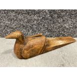 Vintage doorstop in shape of a bird