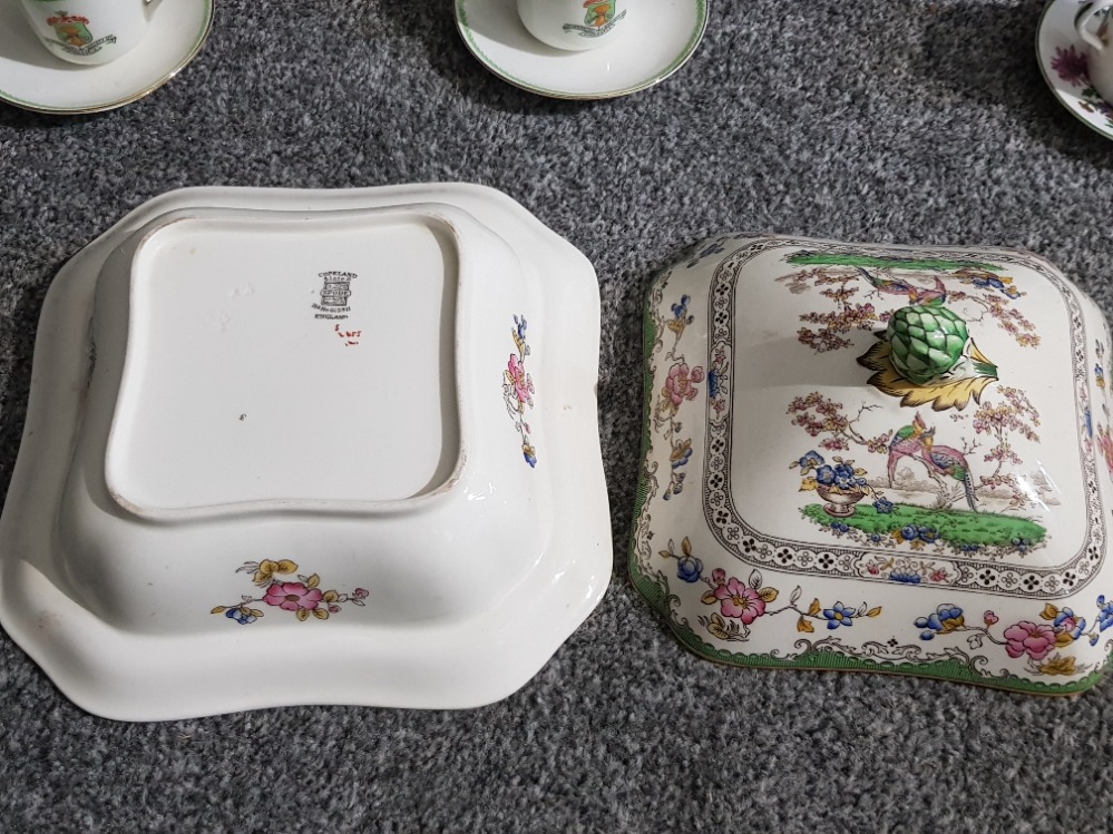 A pair of Copeland Spode tureens, a Minton part dinner service, two co-operative society cups and - Image 2 of 3