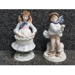 Two Coalport figures "Childhood Joys" and "The Boy".