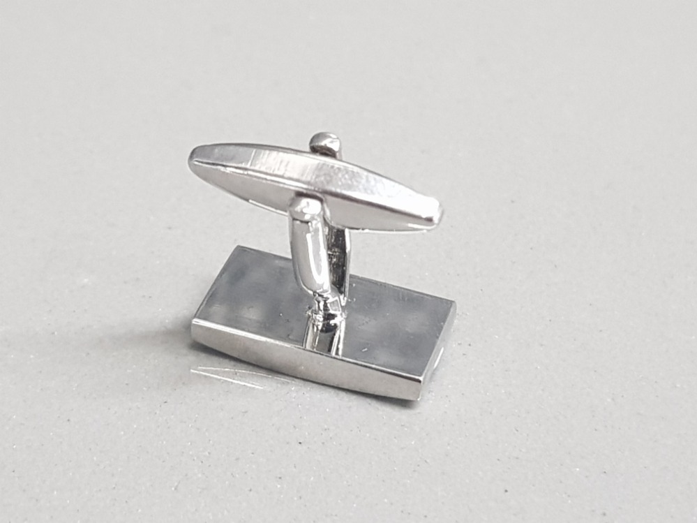 Next mother of pearl and steel cufflinks - Image 3 of 3