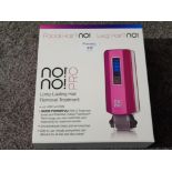 A No No Pro long-lasting hair removal treatment, boxed with receipt.