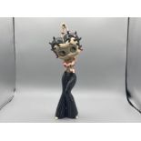 Tall resin Betty Boop standing figure ‘flower power’