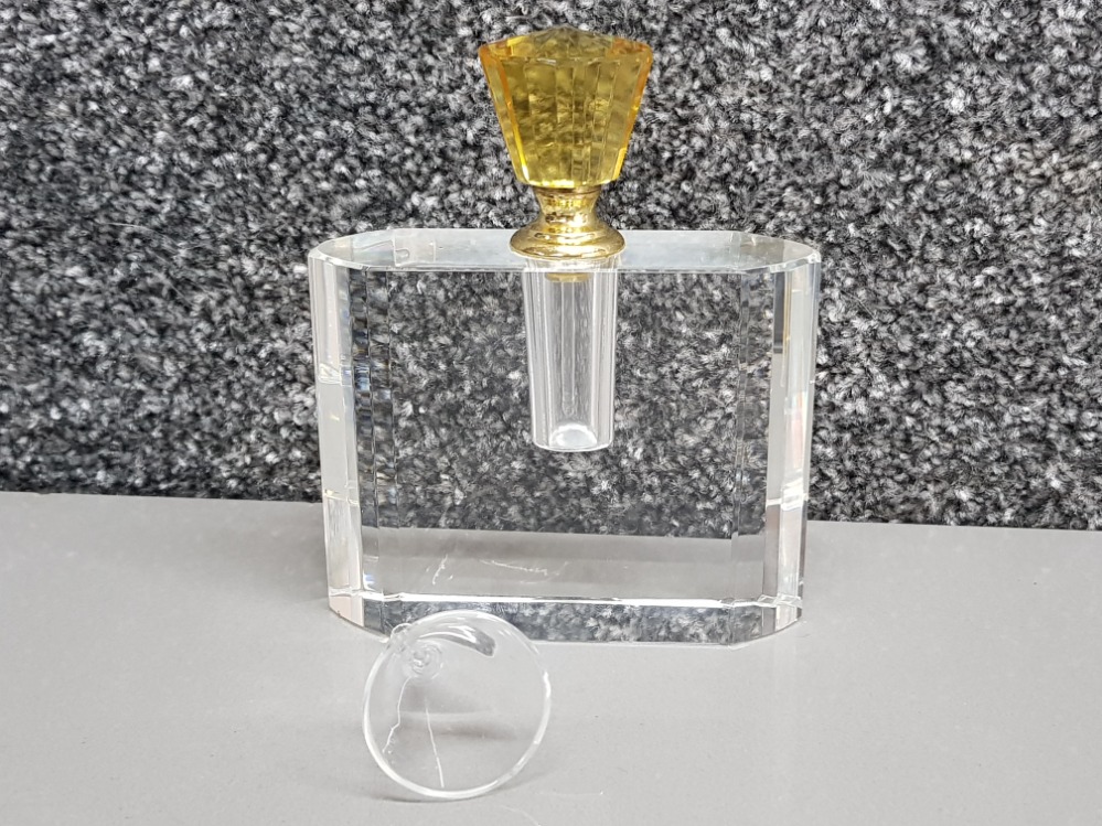 Boxed Crystal perfume decanter with funnel - Bild 2 aus 2