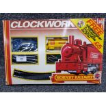 A Hornby Railways Clockwork train set.