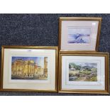 Three signed colour prints after Alan Reed, Judy Boyes and J MacDonald.