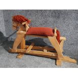 Childs Handmade wooden vintage rocking horse 103x56cm