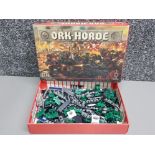 Games workshop epic 40K Ork Horde infantry and vehicles army, Citadel minatures, boxed