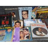 Bundle of LP records including Artists Buddy Holly, Elvis Presley, Abba & the Beatles, 17 in total