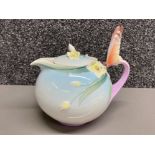 Franz porcelain papillon butterfly handled teapot