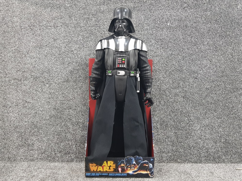 Giant size 31 inch Star Wars Darth Vader figure in original packaging