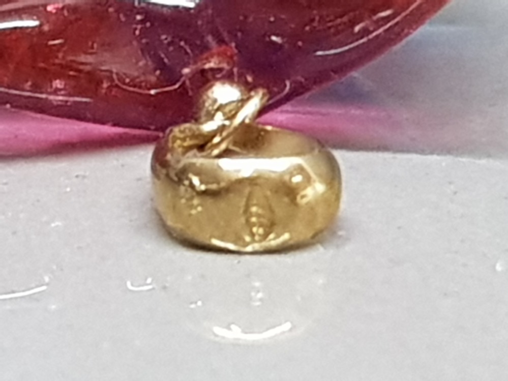 Murano glass pendant with 9ct gold mounts - Image 3 of 3