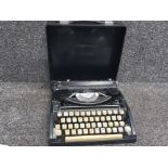 Vintage silver seiko typewriter with original case