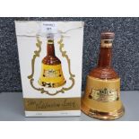 Bells scotch whisky decanter 26 2/3 fl ozs still sealed, in original box.