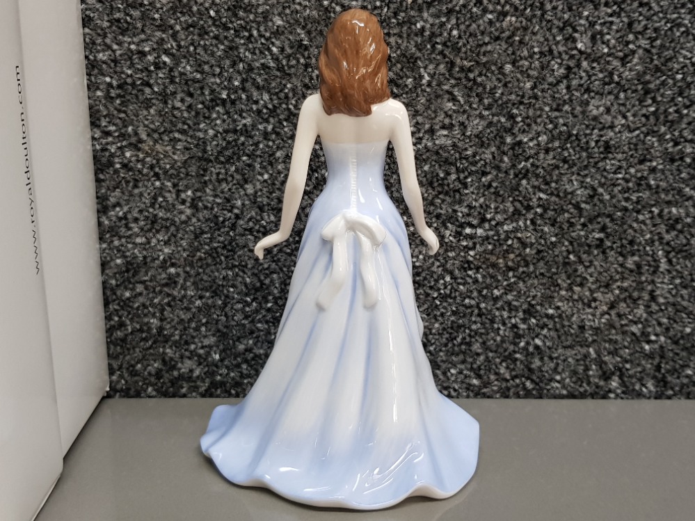 Royal Doulton lady figure from the Gemstones collection HN April - Diamond (includes genuine - Bild 3 aus 3