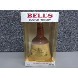 Bells scotch whisky decanter 75cl still sealed, in original box.