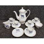 Royal Grafton part coffee set with Belington terrier design