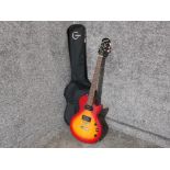 Epiphone electric guitar and cougar case