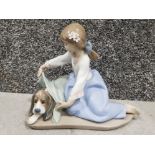 Lladro figure 5688 Dogs best friends, with original box