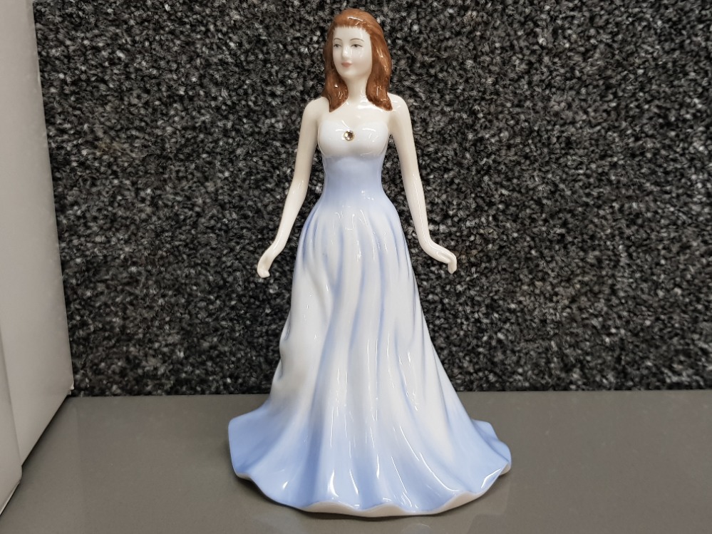 Royal Doulton lady figure from the Gemstones collection HN April - Diamond (includes genuine - Bild 2 aus 3