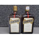 Two bottles of Cointreau 1Ls 40% vol